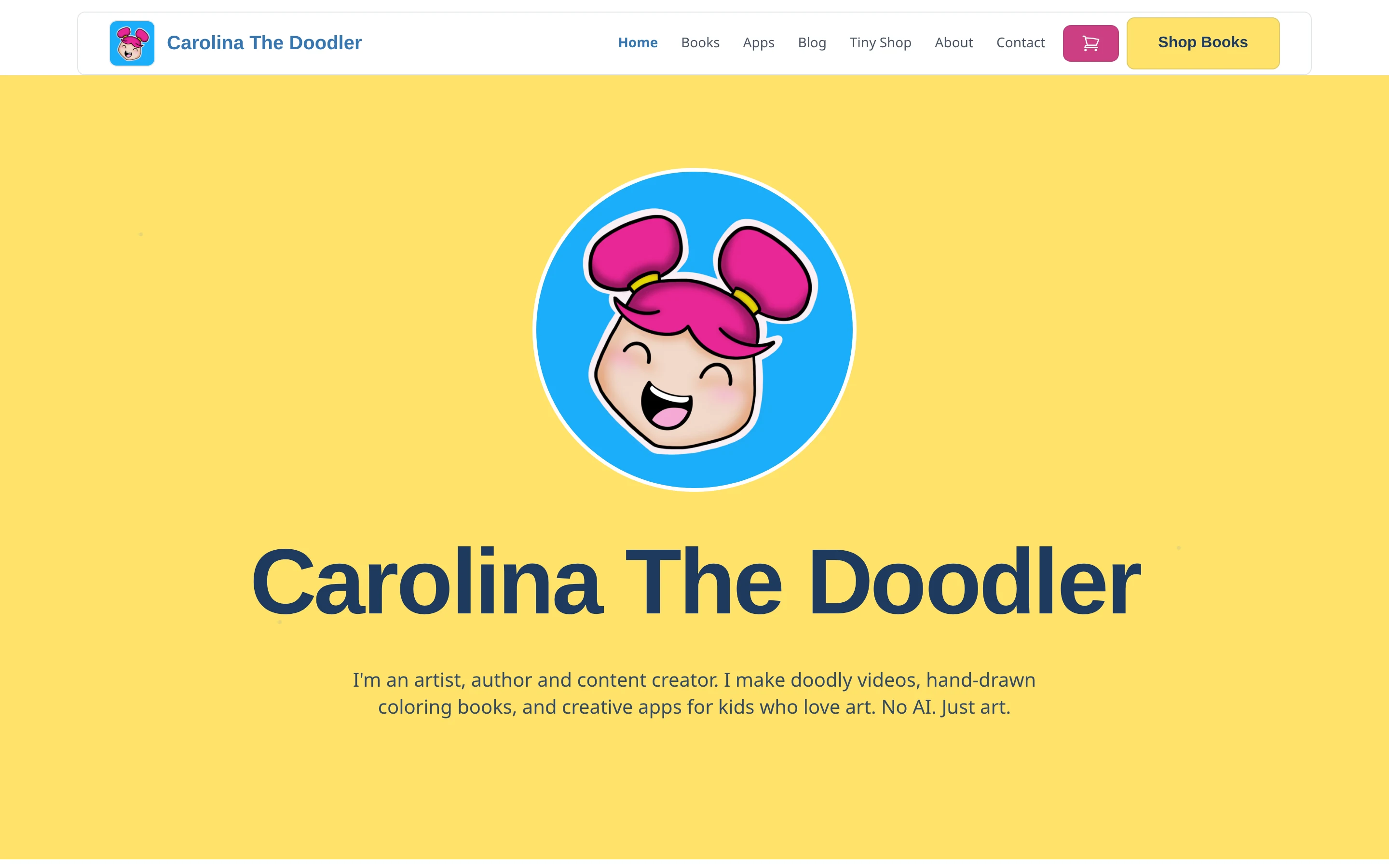 Carolina The Doodler homepage
